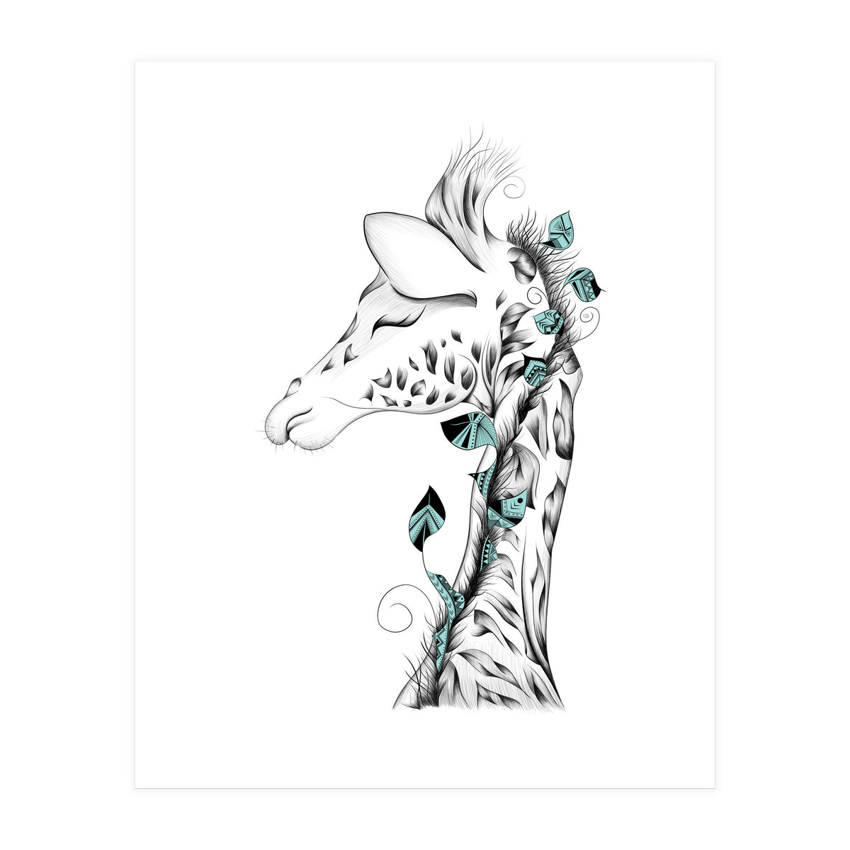 Poetic Giraffe (Print Only)
