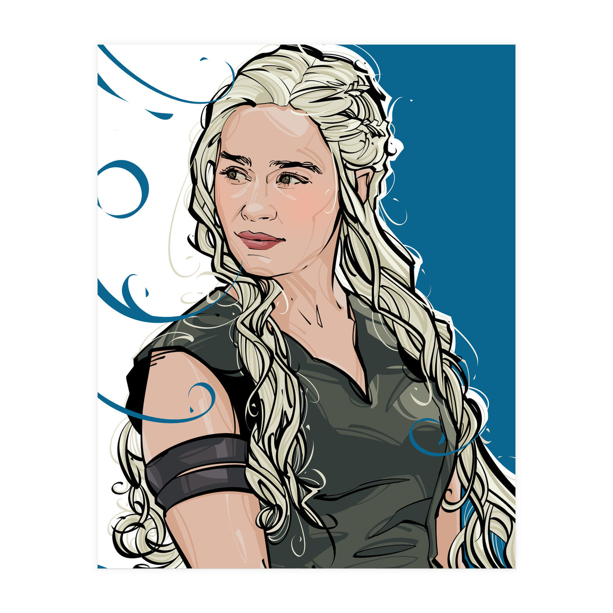 Daenerys Targaryen Game Of Thrones (Print Only)