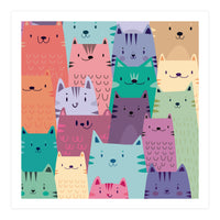 Pastel cats (Print Only)