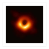 First Image of a Blackhole (Square Version) (Print Only) thumbnail