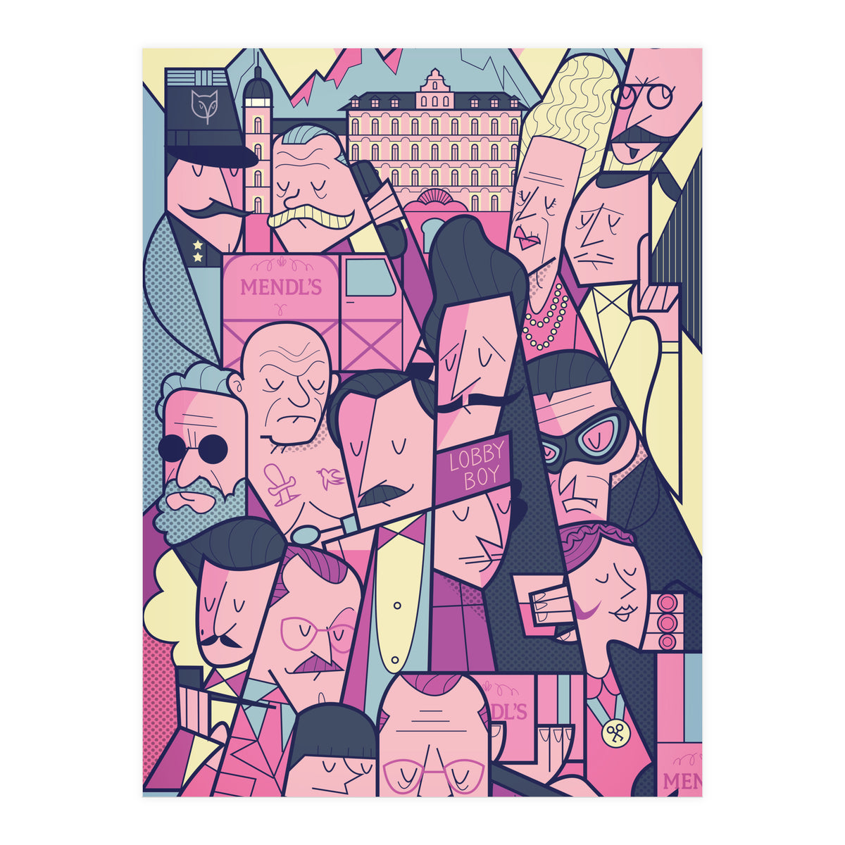 Grand Budapest Hotel (Print Only)