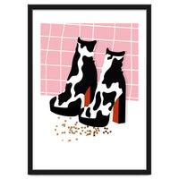 Cow Print Disco Shoes