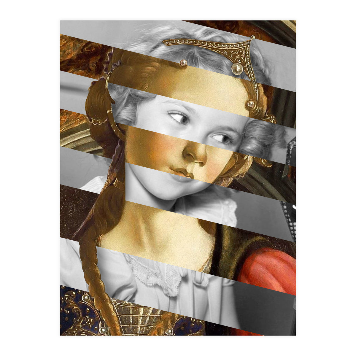 Botticelli's Fortitude & Shirley Temple (Print Only)