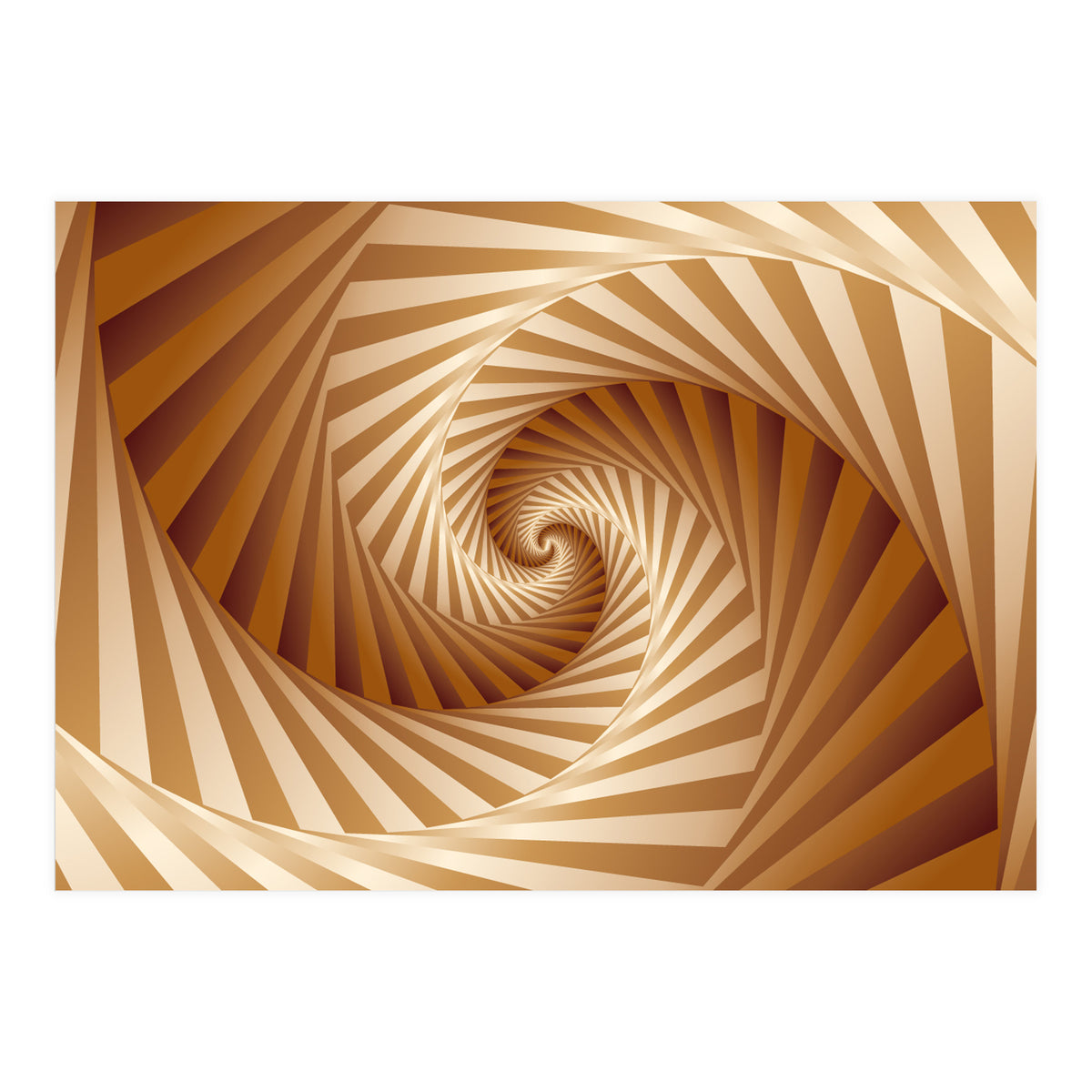 3D Effect Spiral Pattern (Print Only)