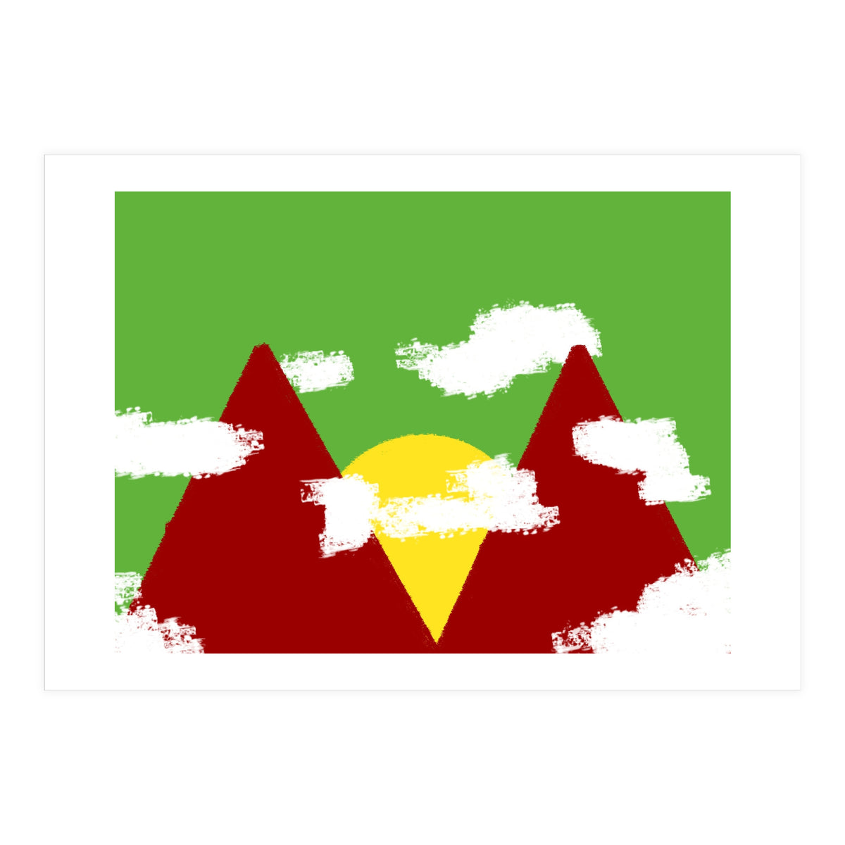 Dawn At The Camping (Print Only)