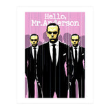 Hello Mr Anderson Matrix movie poster (Print Only) thumbnail
