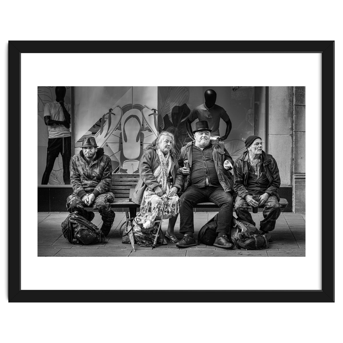 Three plus one locals at the Hat Fair