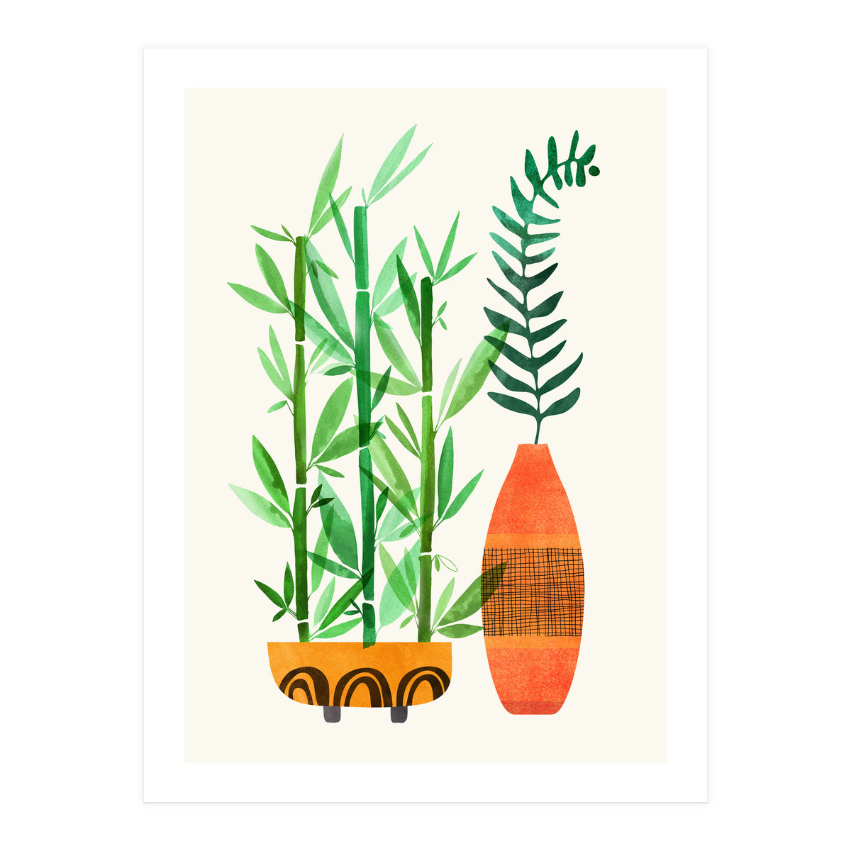 Bamboo And Fern (Print Only)