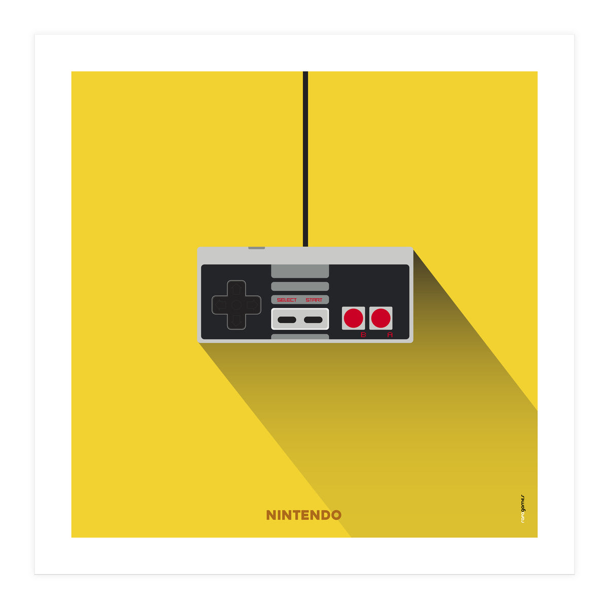 Joystick Videogames Nintendo (Print Only)