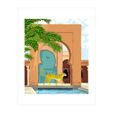 Cheetah under the Moroccan arch (Print Only) thumbnail