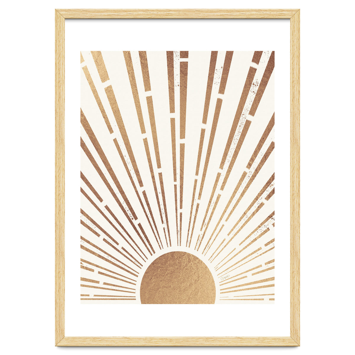 Sun Shines Inside You Gold