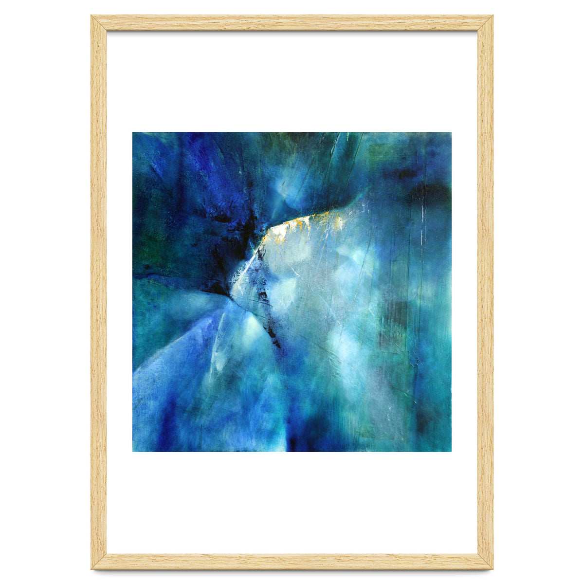 Komposition In Blau - blue composition