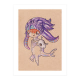 Octopus School Girl (Print Only) thumbnail