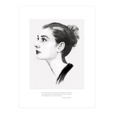 Audrey Hepburn, Quote Black (Print Only) thumbnail