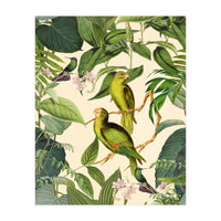 Green Jungle Parakeets (Print Only)