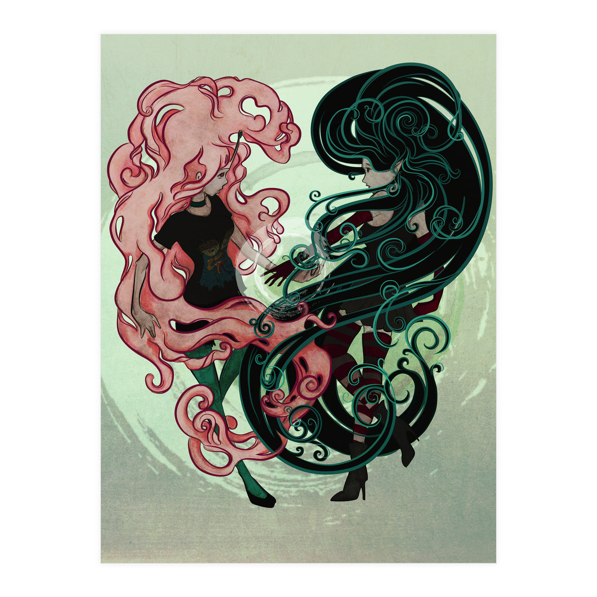 Bonnibel and Marcy: Complete me (Print Only)