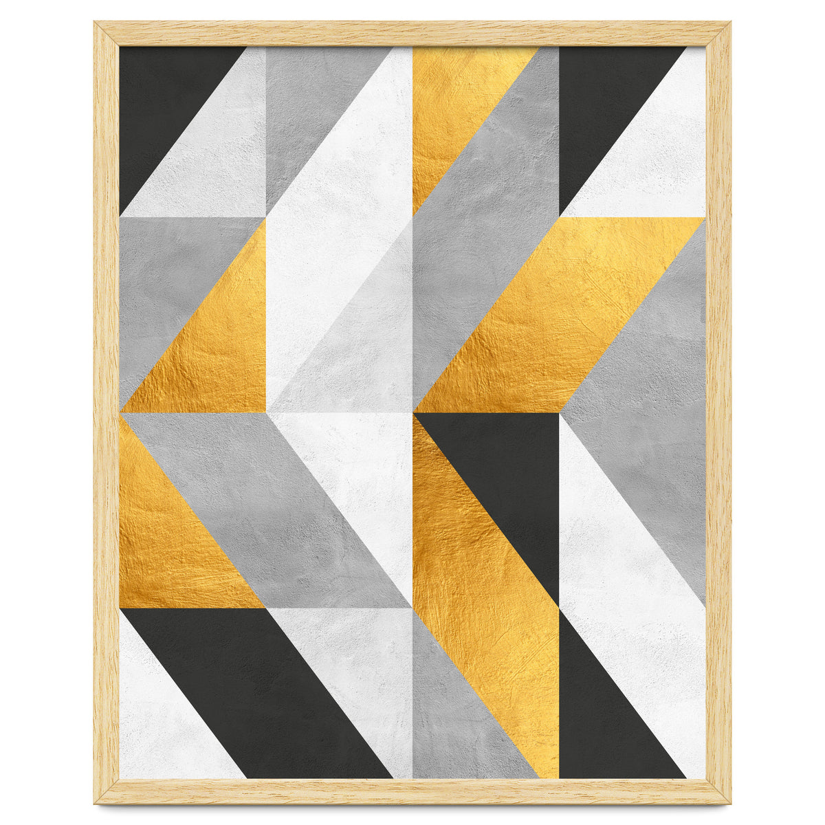 Gray and Gold Composition I