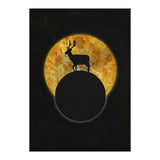 Deer On The Moon  (Print Only) thumbnail