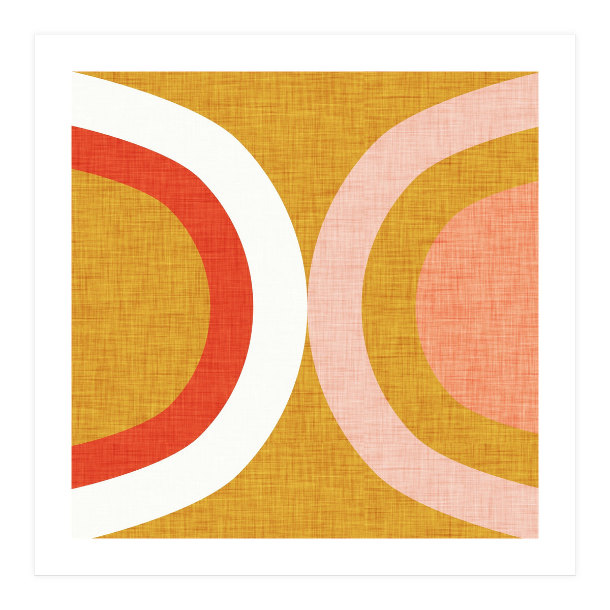 New Mid Mod Mustard  (Print Only)