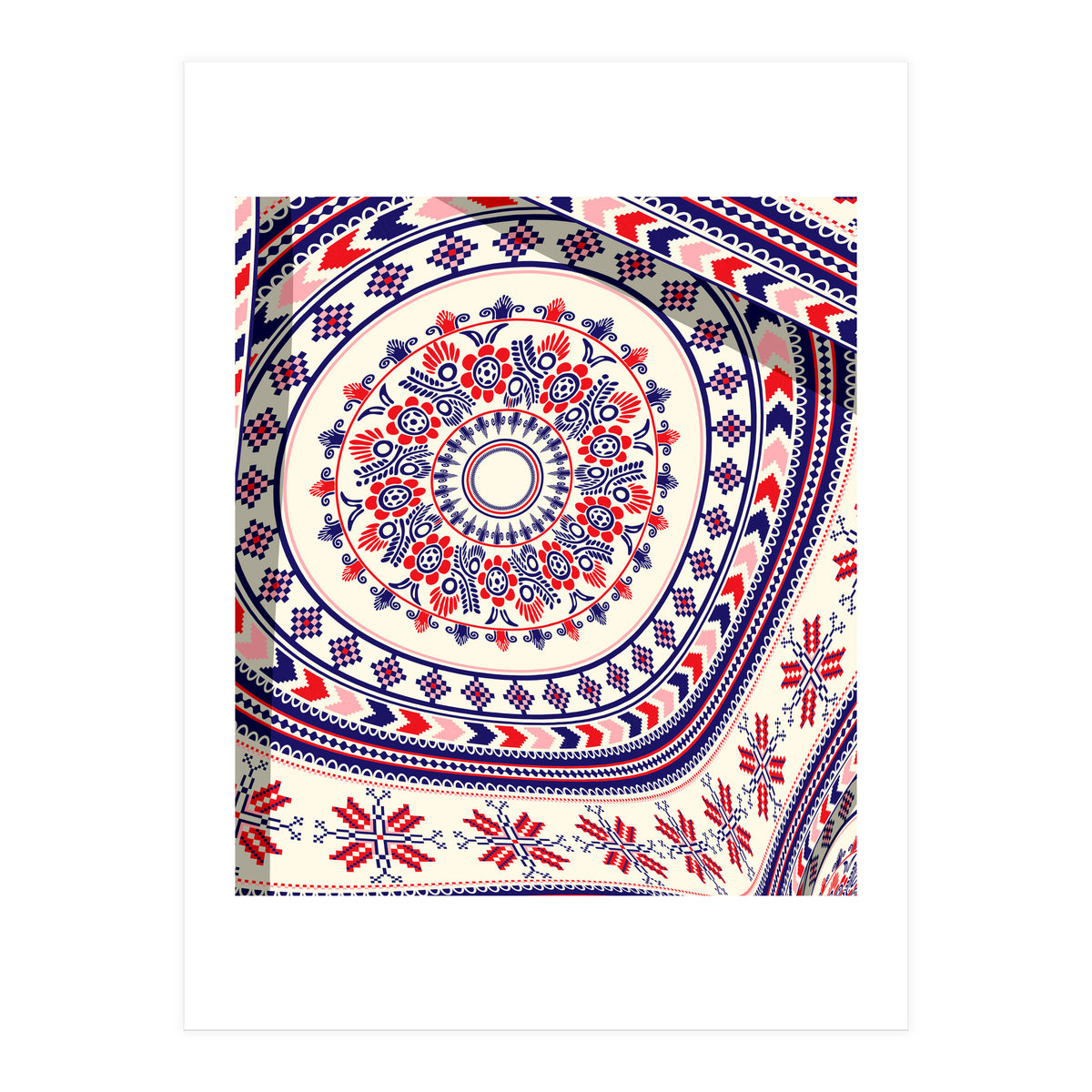 Romanian embroidery background 22 (Print Only)