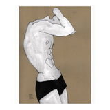 Untitled #41 - Man in black shorts (Print Only) thumbnail