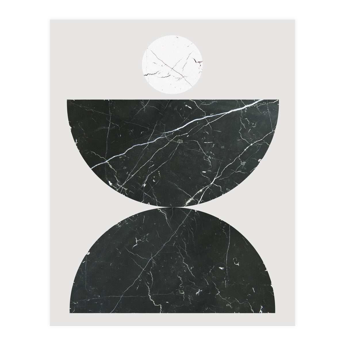 Black & White Marble (Print Only)
