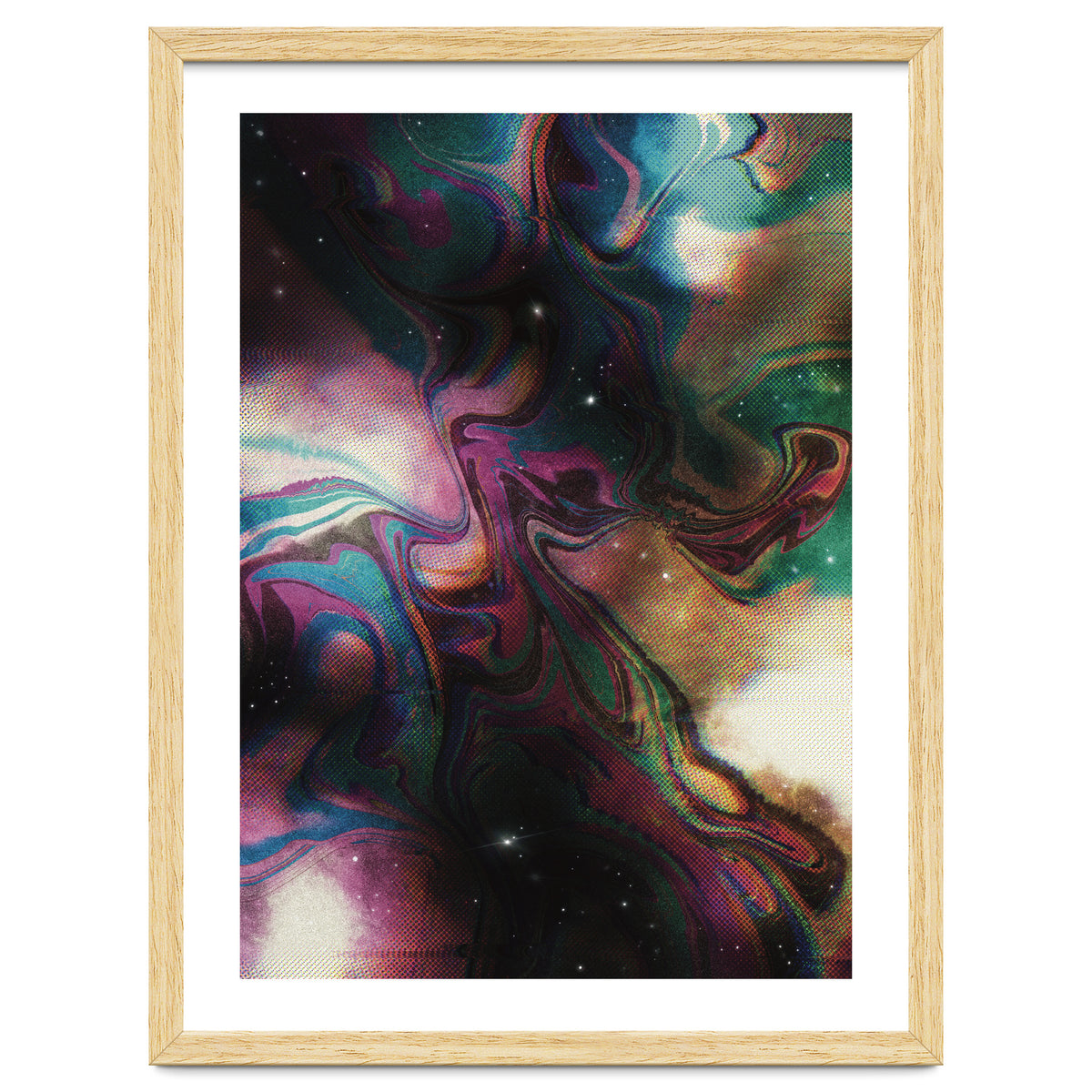 Retro Vintage Abstract Space