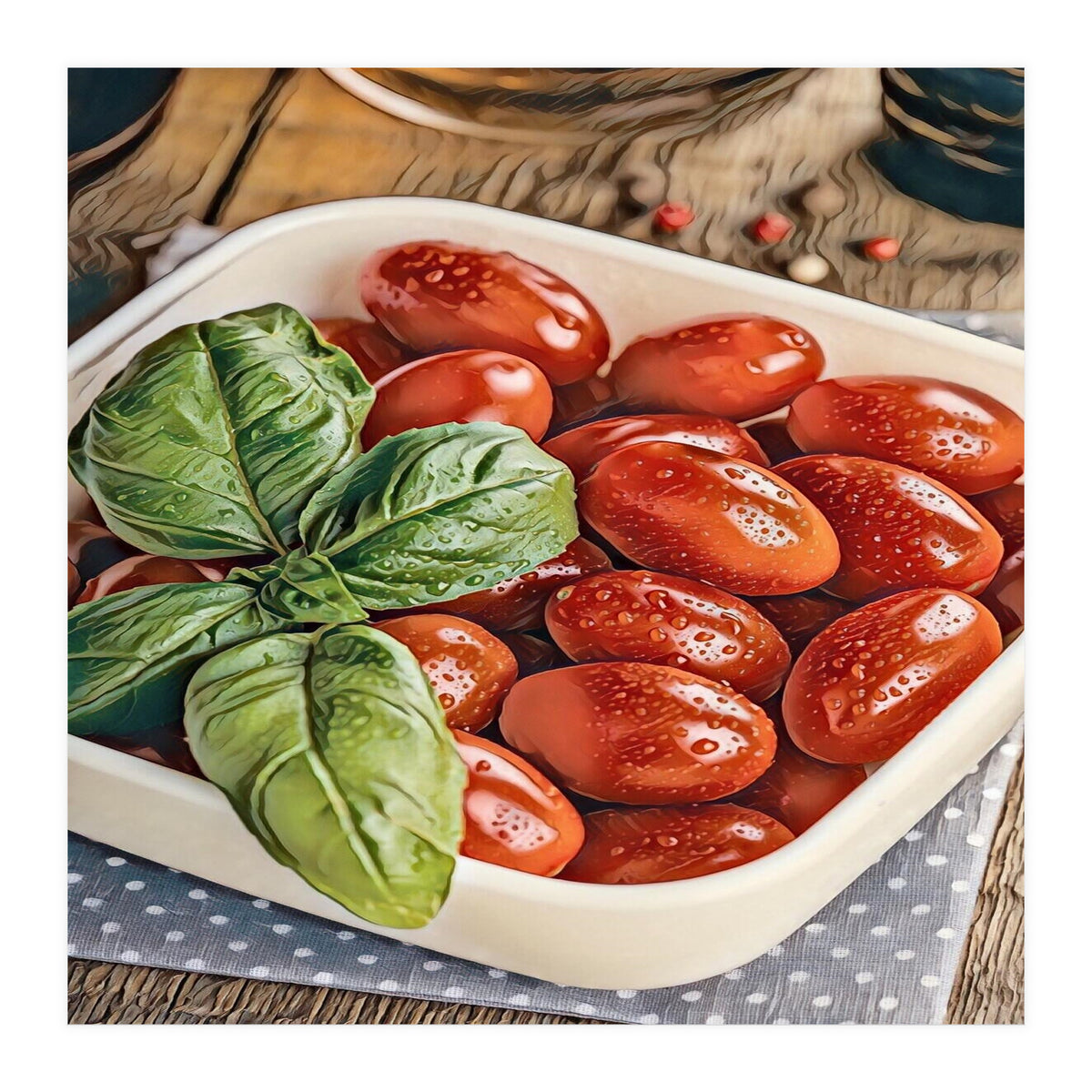 Fresh Tomatoes Italian Cuisine (Print Only)