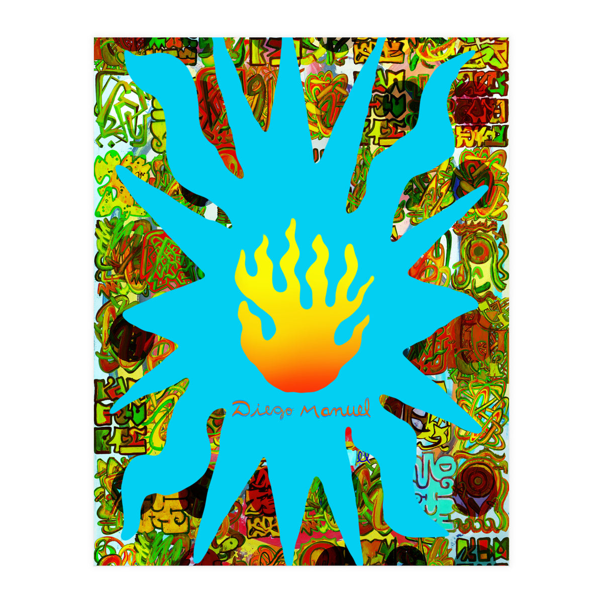 Fuego Y Graffiti 52 (Print Only)