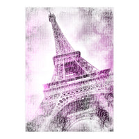 PARIS Watercolor Eiffel Tower | pink (Print Only)