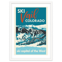 Vintage Vail ski poster