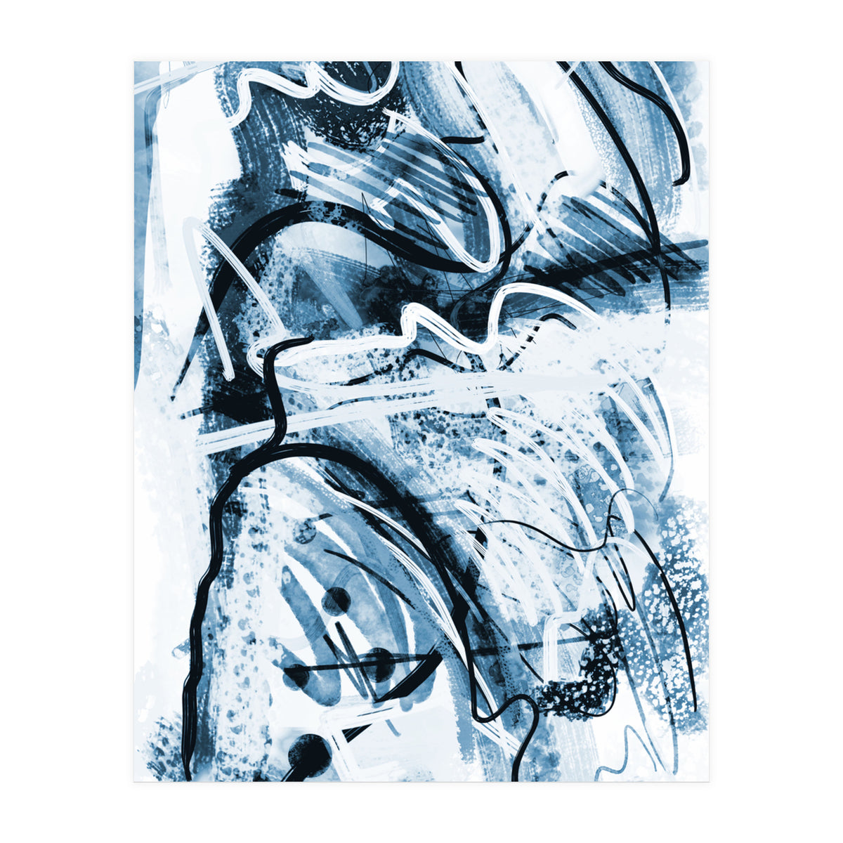 Blue In Traces (Print Only)