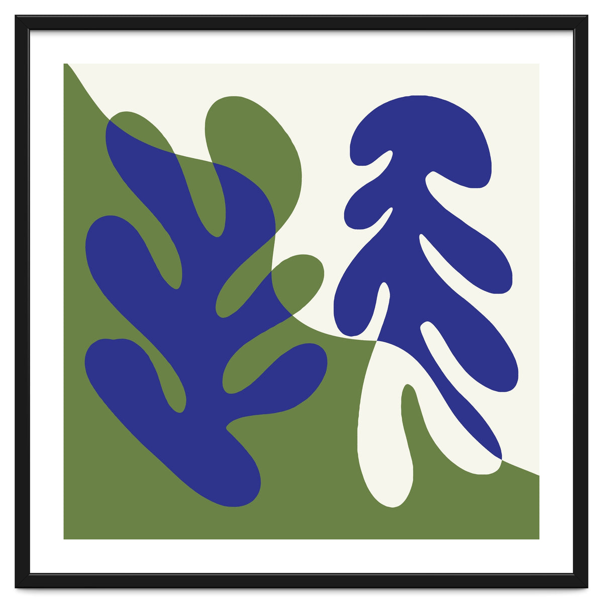 Matisse Inspired Organic Coral Shapes