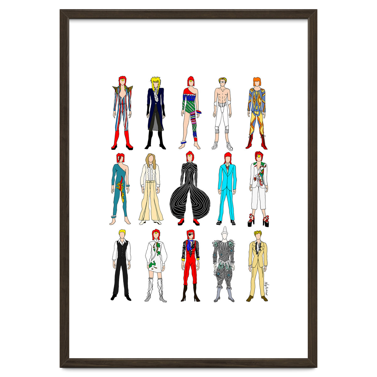 Outfits of Bowie Fashion