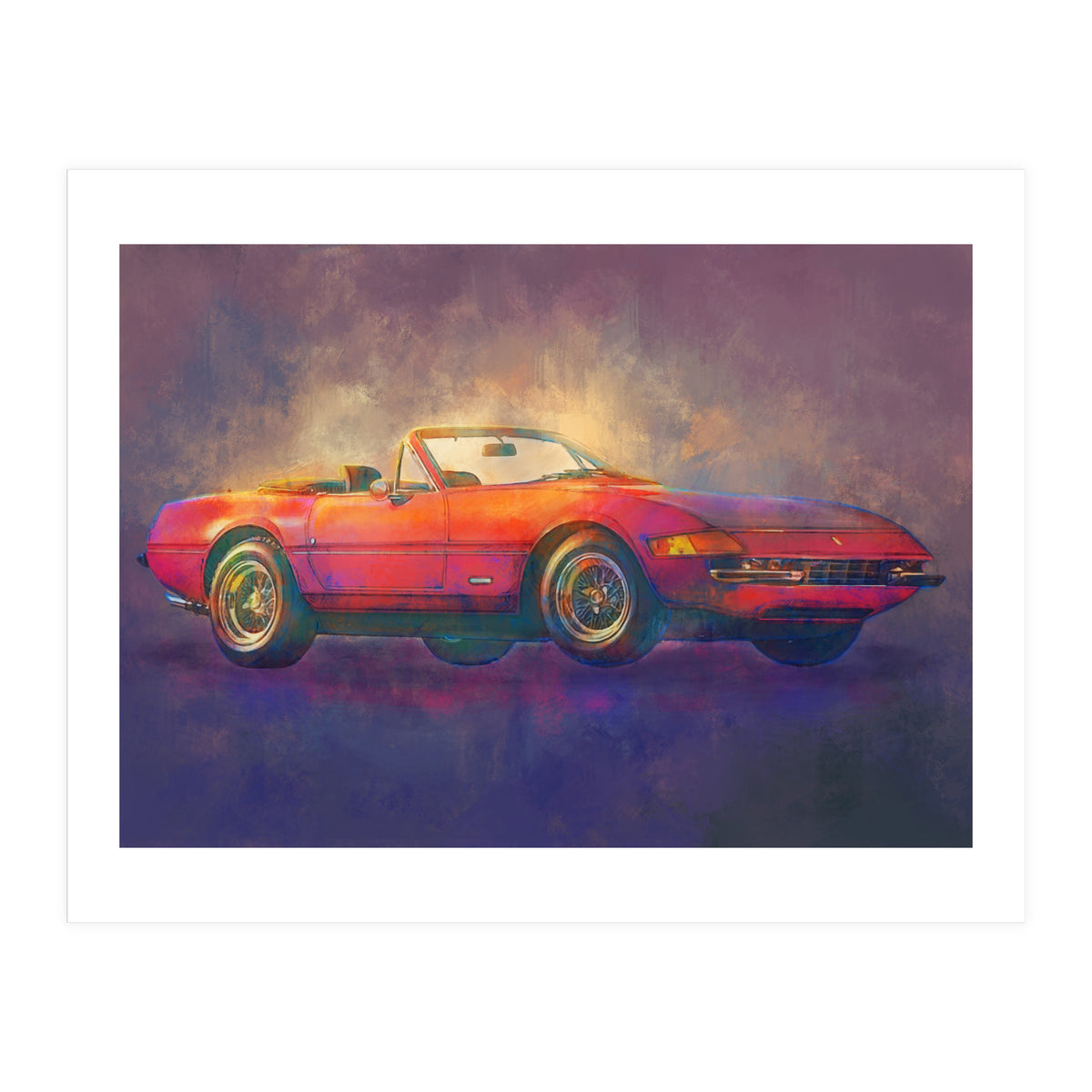 Ferrari 365 GTB 4 Daytona Spyder (Print Only)