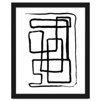 Maze Line Art