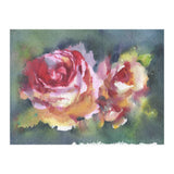 Wildflowers rose watercolor painting (Print Only) thumbnail