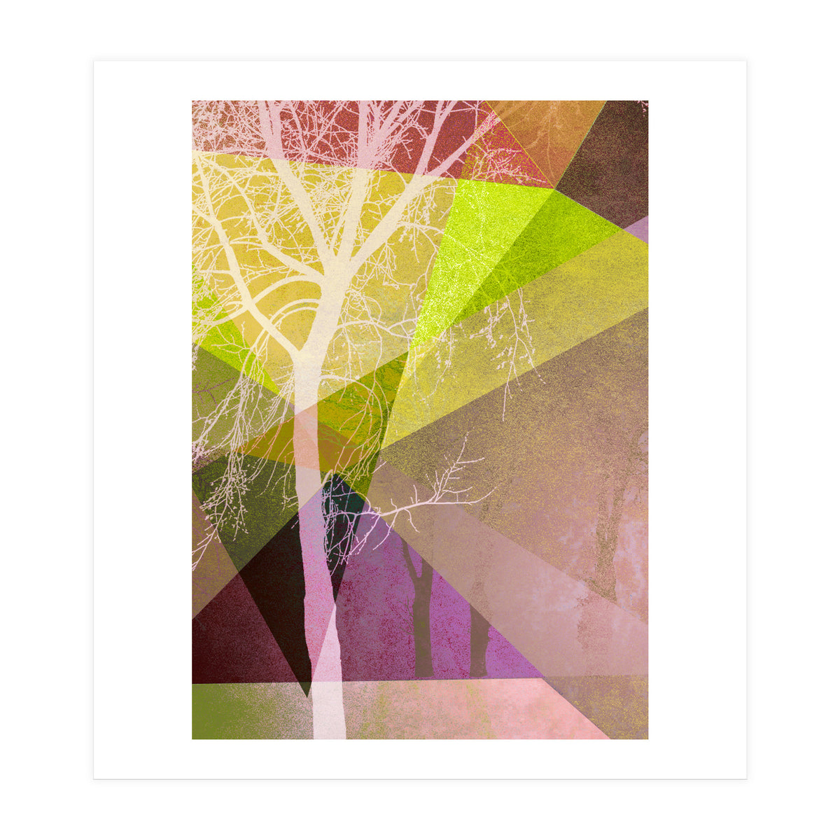 P22 Trees And Triangles  (Print Only)