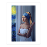 Starry Night Girl (Print Only)