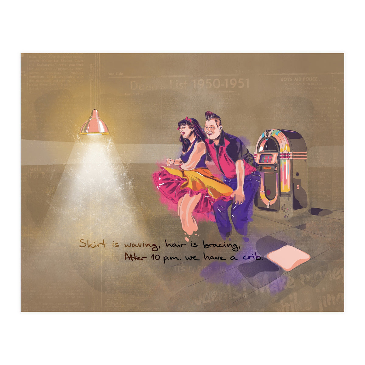 Rock N Roll 1 (Print Only)