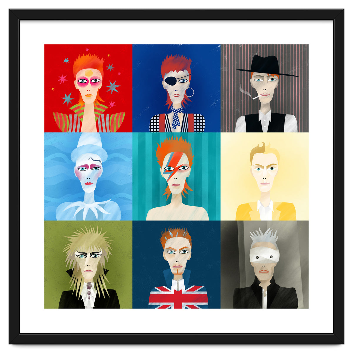 9 Portraits Of David Bowie