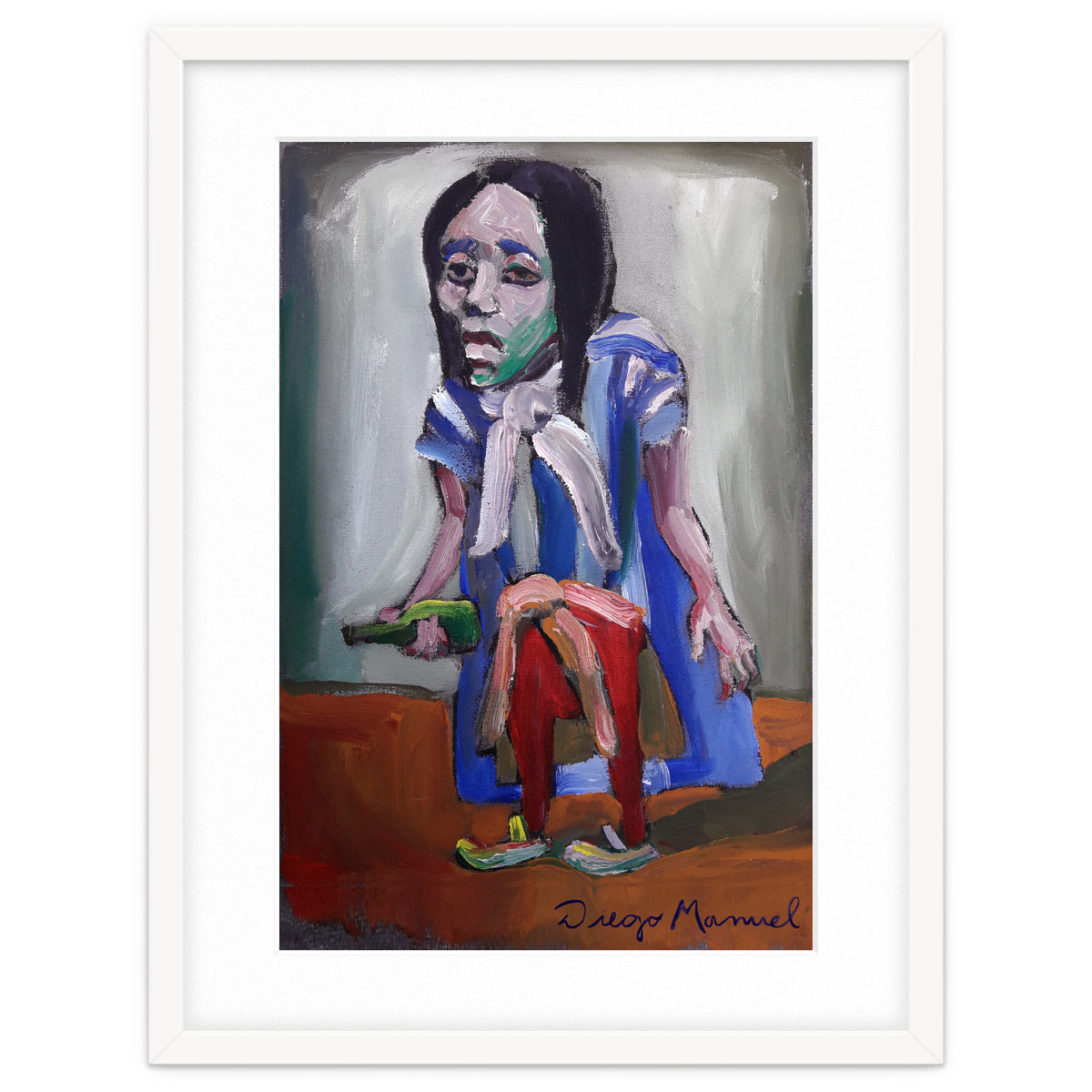 The fan, people from the neighborhood