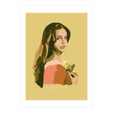 Lana Del Rey With Rose (Print Only) thumbnail