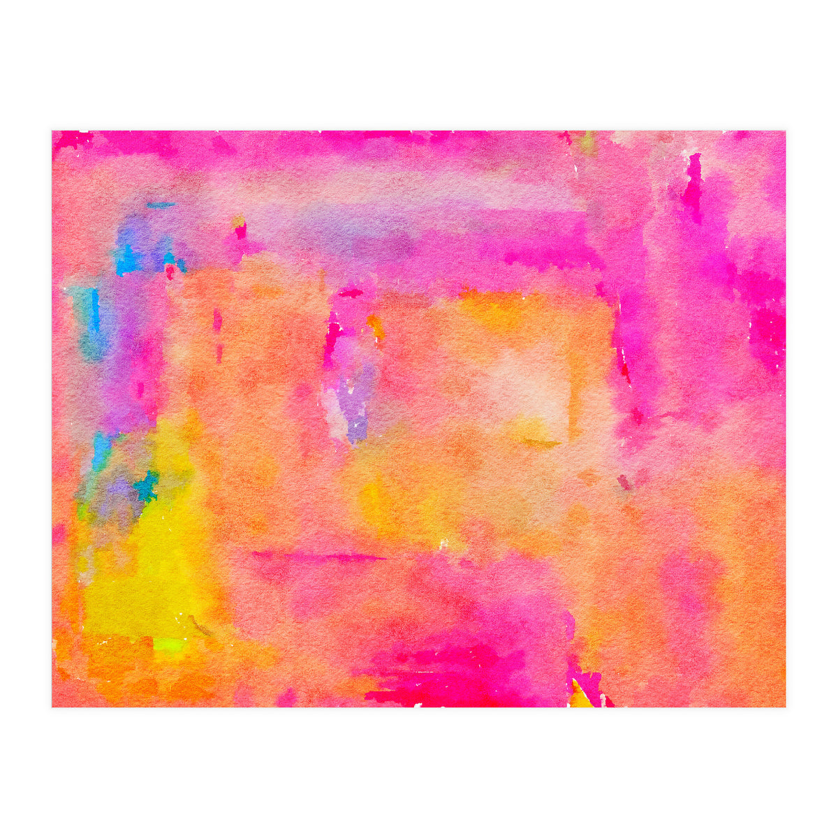Be A Rainbow In Someone's Cloud | Modern Bohemian Watercolor Painting Optimism Positivity Good Vibes (Print Only)