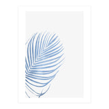 Blue Palm Leaf (Print Only) thumbnail