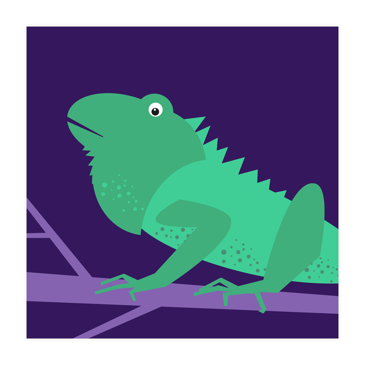Kids Room Iguana (Print Only)