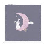 Baby Bunny And Moon (Print Only) thumbnail