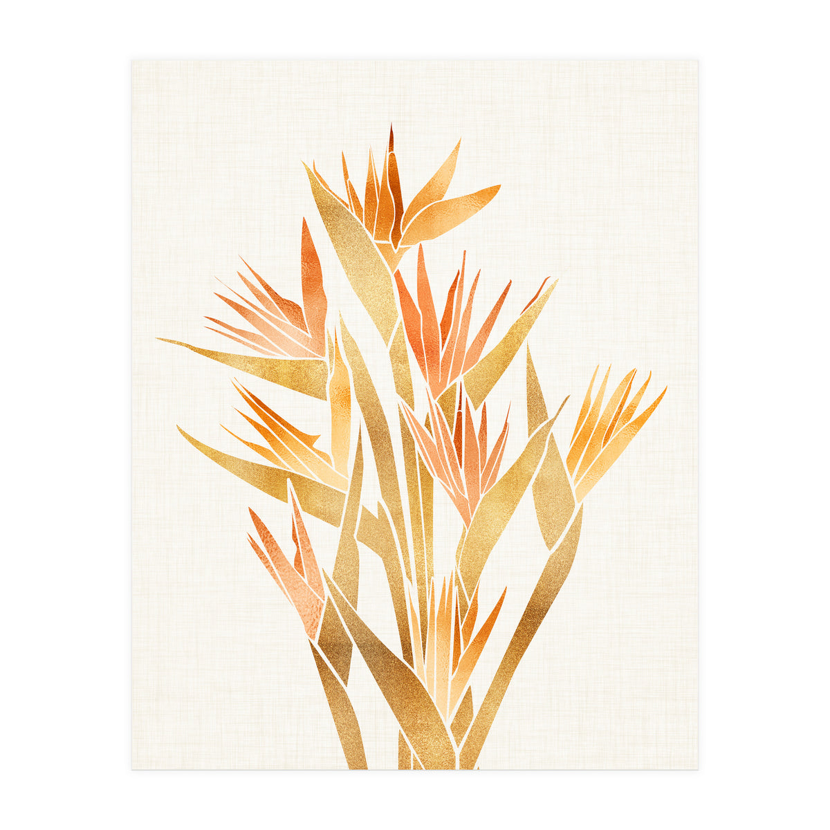 Tropical Bird of Paradise Bouquet (Print Only)