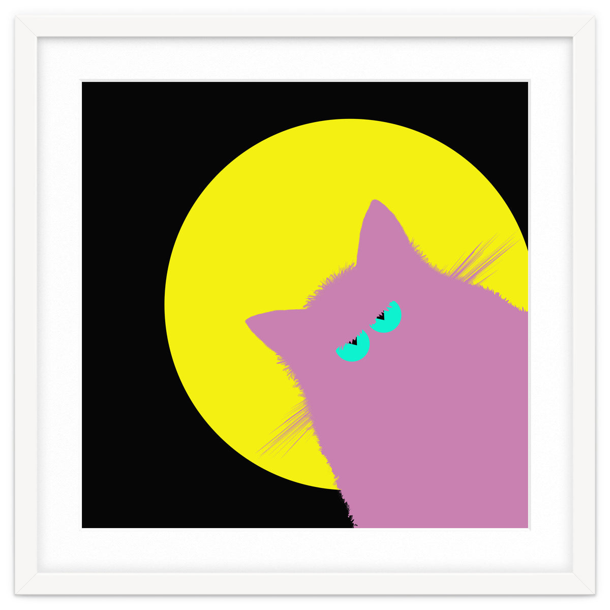 Full Moon Lilac Cat