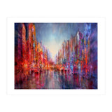 Stadt Am Fluss  - city on the riverside (Print Only) thumbnail